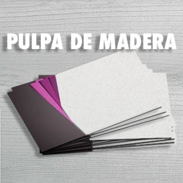Tarjeta de Cartón Pulpa de Madera
