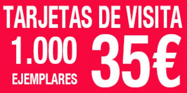 Oferta tarjetas de visita